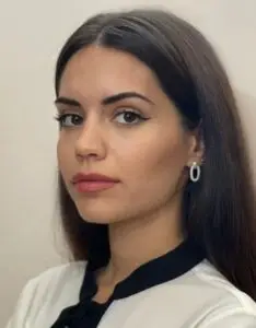 Primo piano di Veronica Volpe. vice presidente